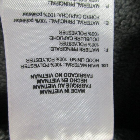 Adidas Ultimate Hoodie Mens Medium Gray Fleece Lined Logo Climawarm Drawstring - Picture 4 of 8